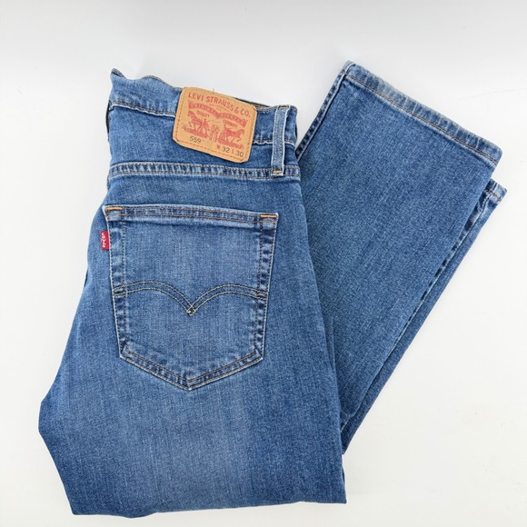 Levi's Other - Levis 559 Relaxed Straight Leg Jeans Mens 32x30 Blue Denim 00559-0421